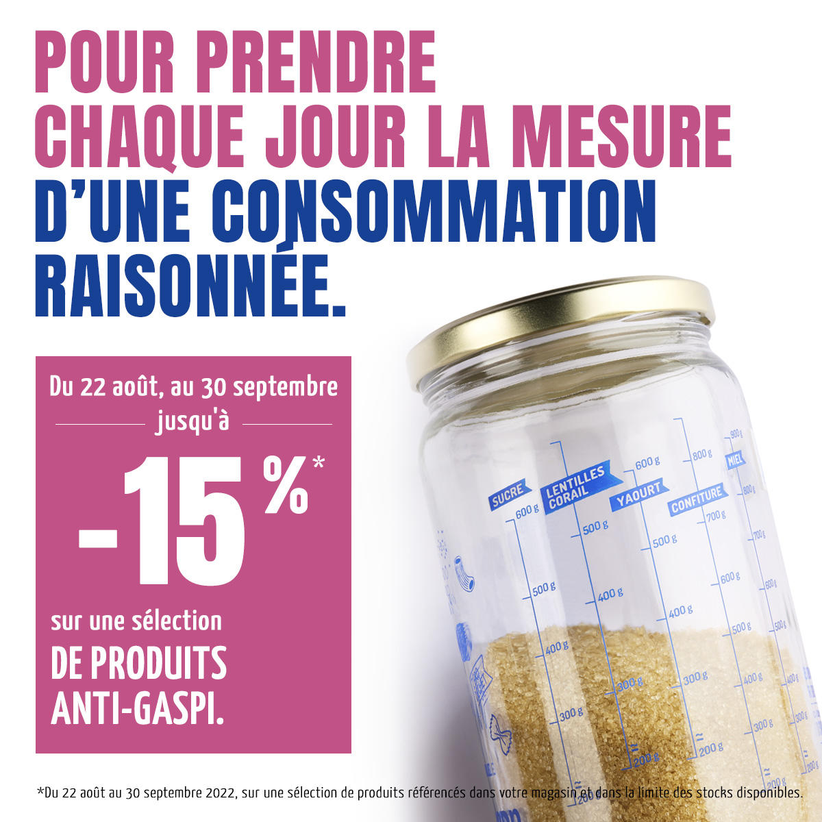 En Septembre, pour prendre chaque jour la mesure d'une consommation raisonnée