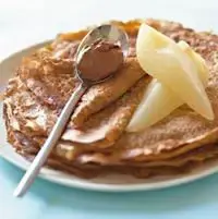 Crêpes à la farine de châtaigne